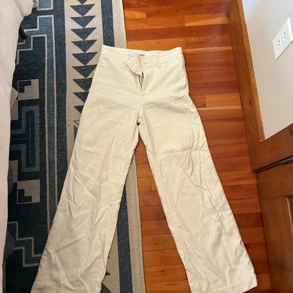 Faherty Stretch Terry Habor Pant Egret size 28 - Picture 5 of 6